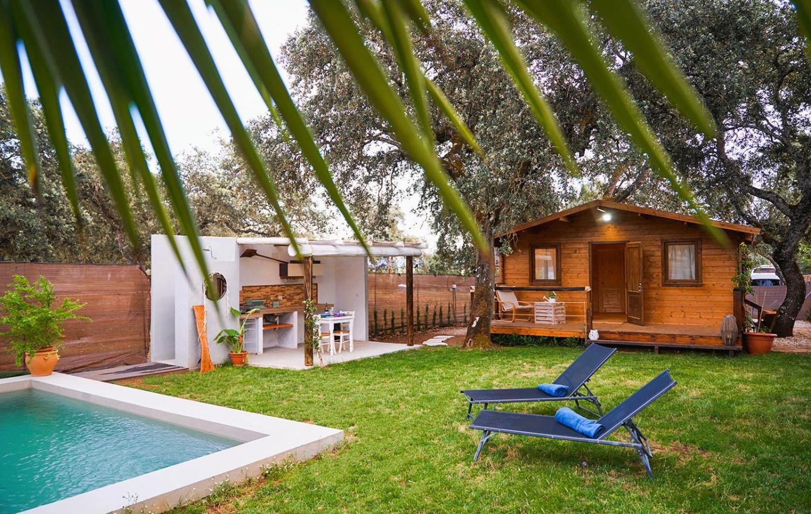 Cabana Rural El Arbol Near Setenil - Ronda Con Piscina Dış mekan fotoğraf